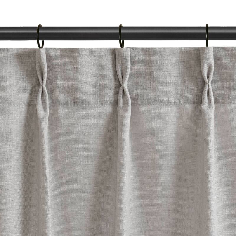 Madison Park Emery 300gsm poly linen with 7 pinch pleat per pc