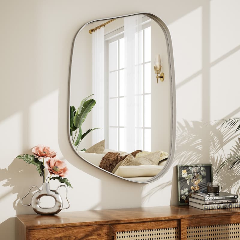 Irregular Bathroom Mirror Mirror Wall Decor