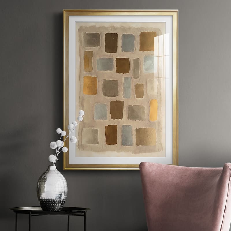 Sand Shaped II Premium Framed Print - Ready to Hang