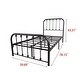 preview thumbnail 36 of 39, Alazyhome Sturdy Metal Platform Bed Frame