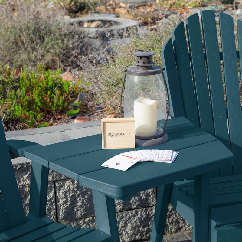 HIGHWOOD Eco-Friendly Adirondack Tete-a-Tete Connecting Table