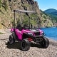 preview thumbnail 13 of 31, 24V Ride-On Car, 4WD UTV for Kids, Remote-Controlled Dump Truck, Removable Roof, 2-Seater, 3 Speeds, Bluetooth, Music Features Rose Red