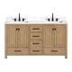 preview thumbnail 35 of 33, Avanity Modero 60 in. Double Sink Bathroom Vanity with Engineered Stone Top - 61"W x 22"D x 35"H