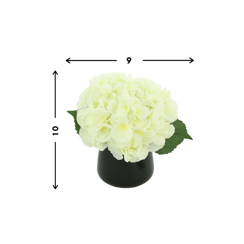 Hydrangea Arrangement in a Glass Vase