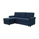 preview thumbnail 22 of 25, Abbyson Hamilton Storage Sofa Bed and Reversible Fabric Sectional