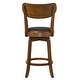 preview thumbnail 15 of 22, Irvi Traditional Rubberwood 3-Piece Barstool Counter Height Dining Set by Furniture of America