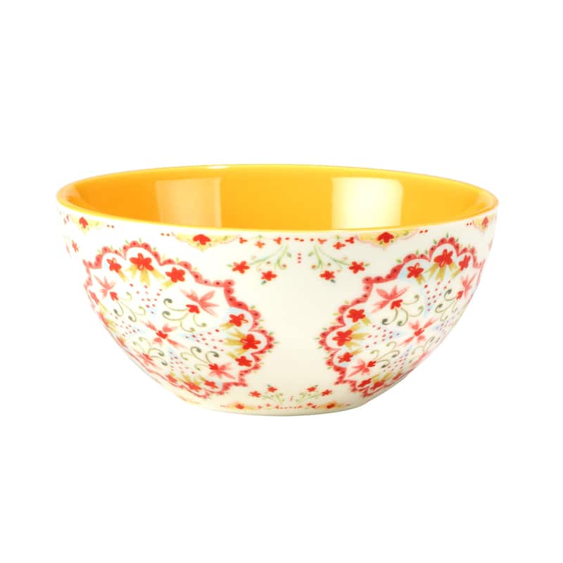Certified International Francesca All Purpose 12 oz. Bowls, Set of 6 Assorted Designs - 4.75" Dia x 2.25"