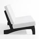 preview thumbnail 135 of 136, Outdoor Teak Wood Waterproof Armless Chair Loveseat with Cushions