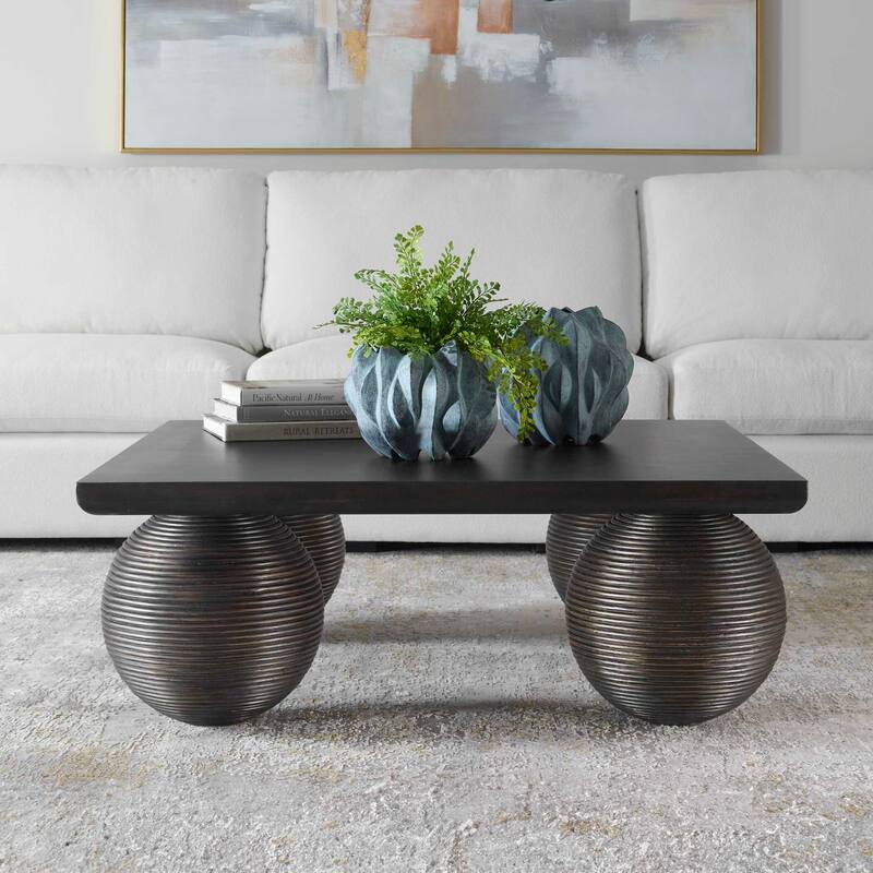 Uttermost Kasson Sphere Leg Coffee Table