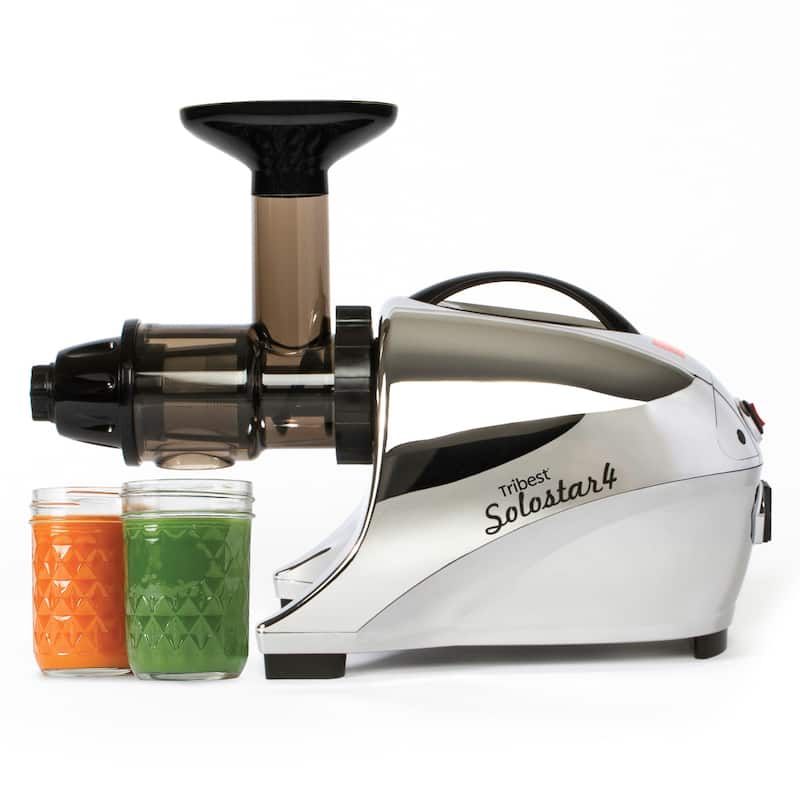 Solostar 4 Chrome-Finished Stainless Steel Slow Masticating Juicer