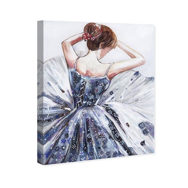 Princess", Glam Ballerina Dress Modern Blue Canvas Wall Art Print for  Bedroom - Bed Bath & Beyond - 36040893
