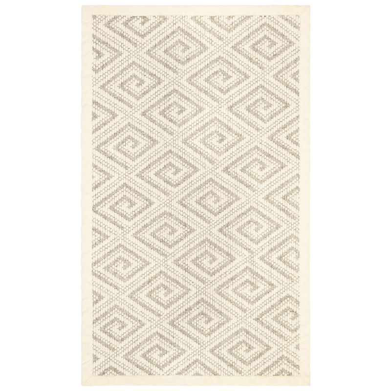 SAFAVIEH Handmade Palm Beach Keira Modern & Contemporary Geometric Sisal