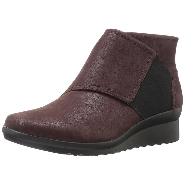 CLARKS Womens Caddell Rush Closed Toe Ankle Cold Weather Boots