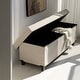 preview thumbnail 14 of 22, Fabric Upholstered Storage Ottoman, Bench for Entryway, Bedroom, Closet