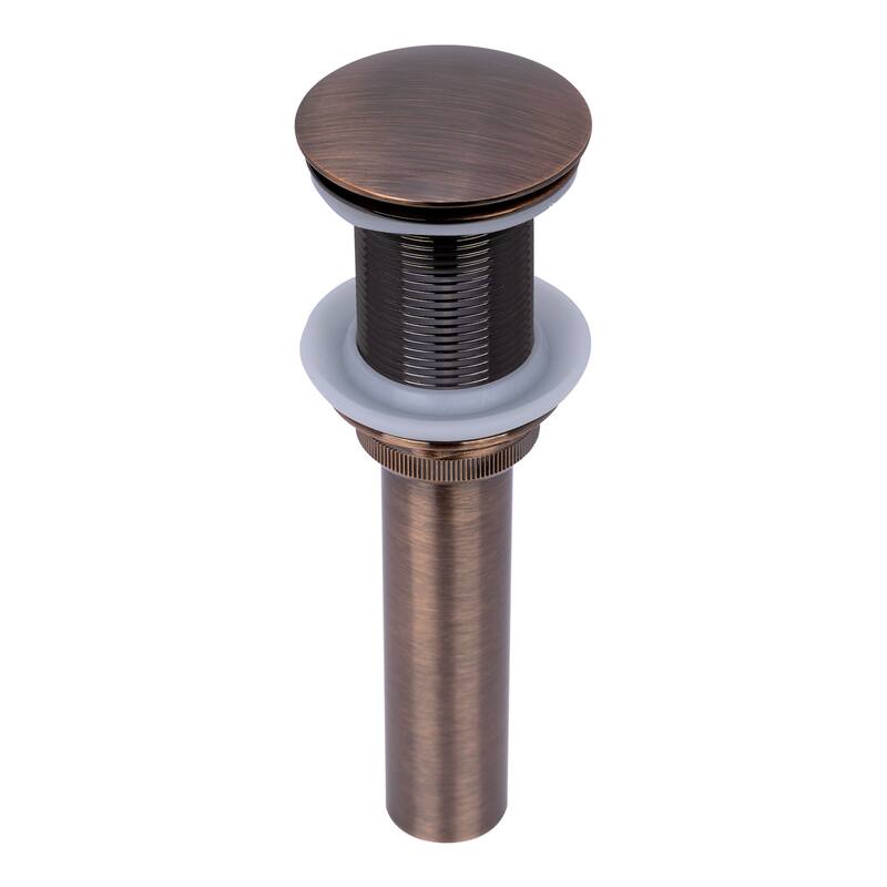 Pop-up Bathroom Sink Drain Without Overflow - Antique Copper