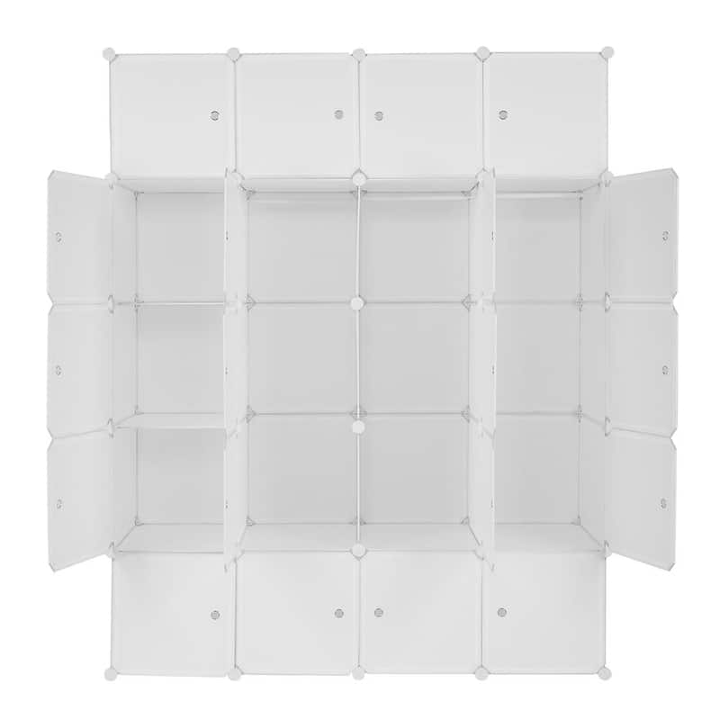 20-Cube DIY Closet Cabinets Shelves Storage Organizers