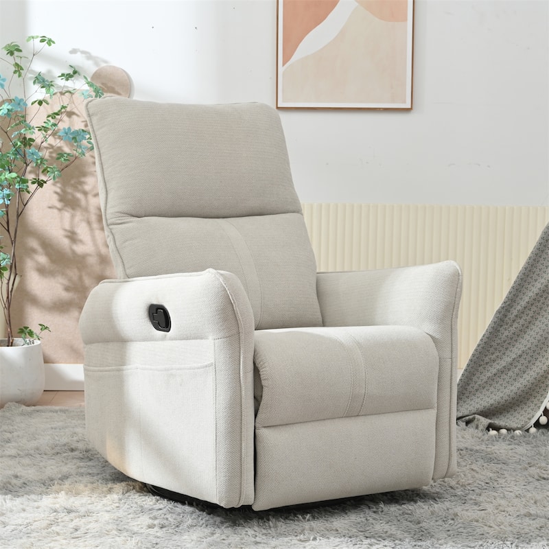 360° Swivel Rocker Recliner Chair,Swivel Nursery Rocking Chair,Glider Chair,Modern Rocking Swivel Recliner Chair