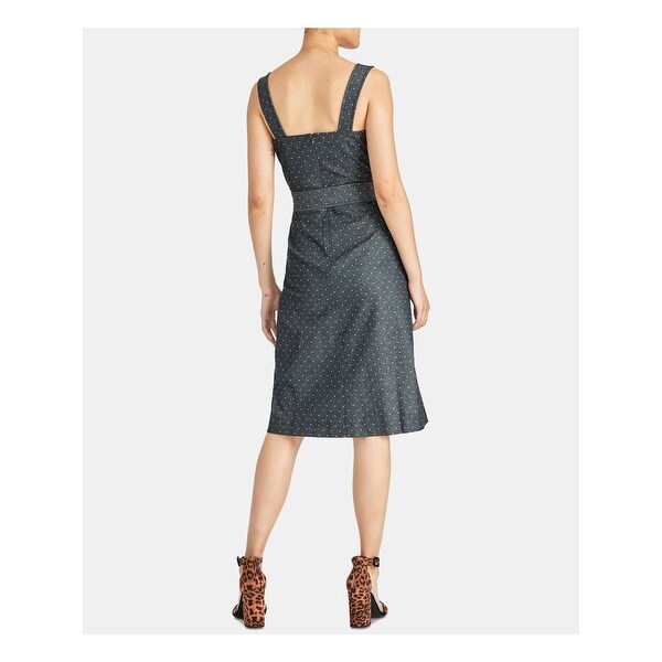 below the knee black dress