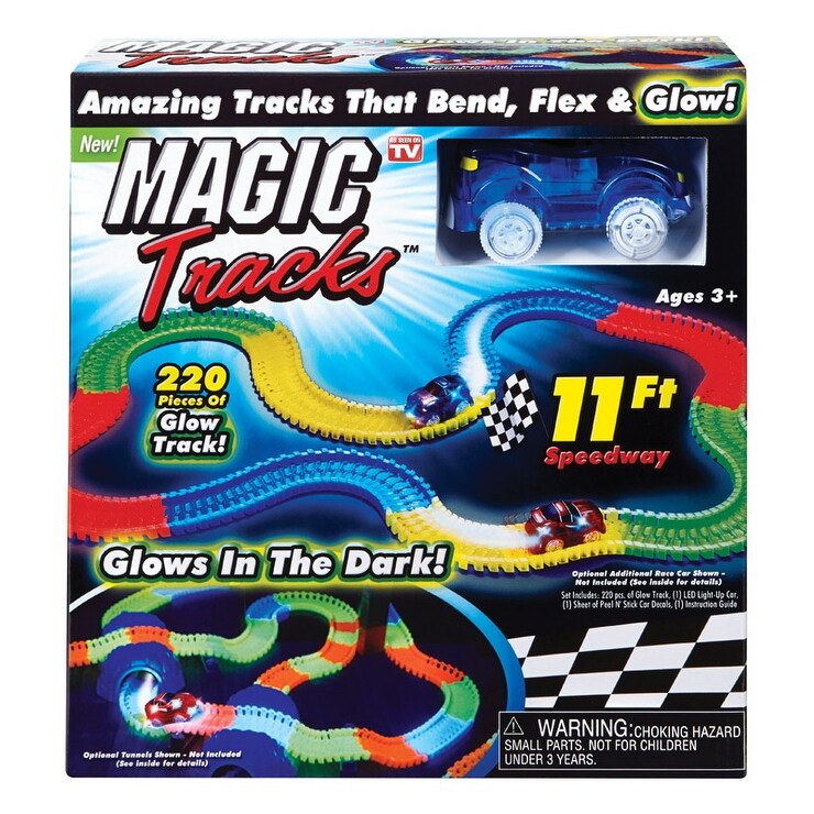 glow in the dark cars and track
