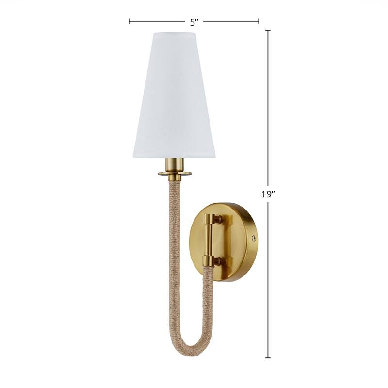 Tatum Metal Wall Sconce, Natural
