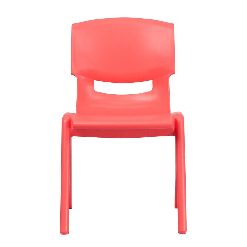 5 Pack Plastic Stackable School Chair with 15.5'' Seat Height