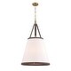 preview thumbnail 3 of 9, Crystorama Lighting Group CAL-2406 Callahan 6 Light 21" Wide Pendant