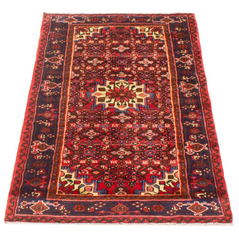 ECARPETGALLERY Hand-knotted Andelz Copper, Red Wool Rug - 3'3 x 6'7