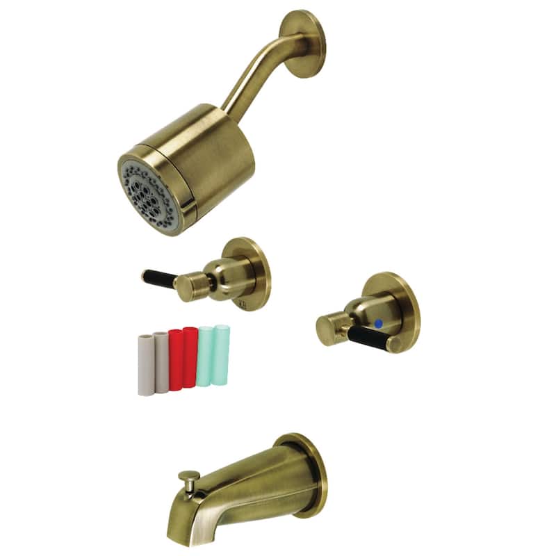 Kingston Brass Kaiser Two-Handle Tub and Shower Faucet