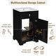 preview thumbnail 5 of 25, 20-Inch Bathroom Vanity with Ceramic Sink, Soft Close Door, Adjustable Shelf, and Door-Mounted Storage Rack