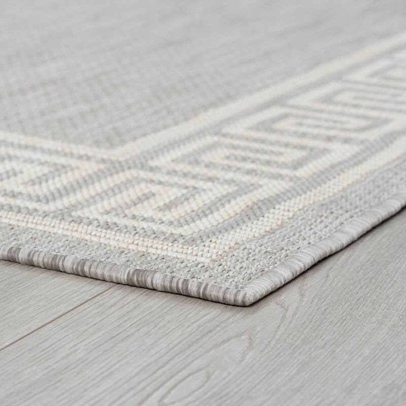 Exo Coastal Border Indoor/Outdoor Area Rug