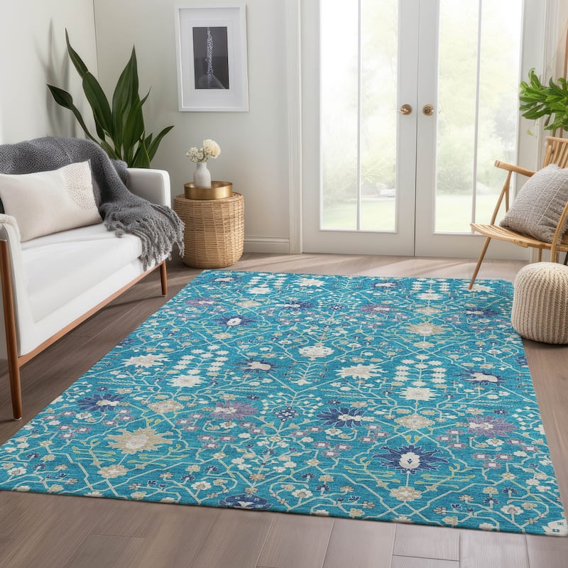 Premium Washable Super Soft Traditional Oushak Mayfield Rug