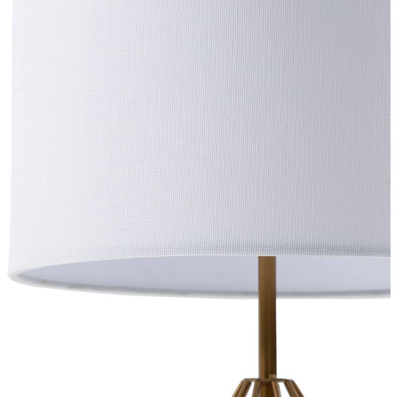 Artistic Weavers Anisa Gold Geometric Table Lamp - 23"H x 10"W x 10"D