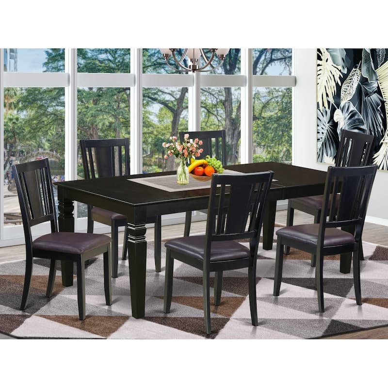 Dining Room Set - 9 Piece Table & Chair Set - Modern Kitchen Furniture