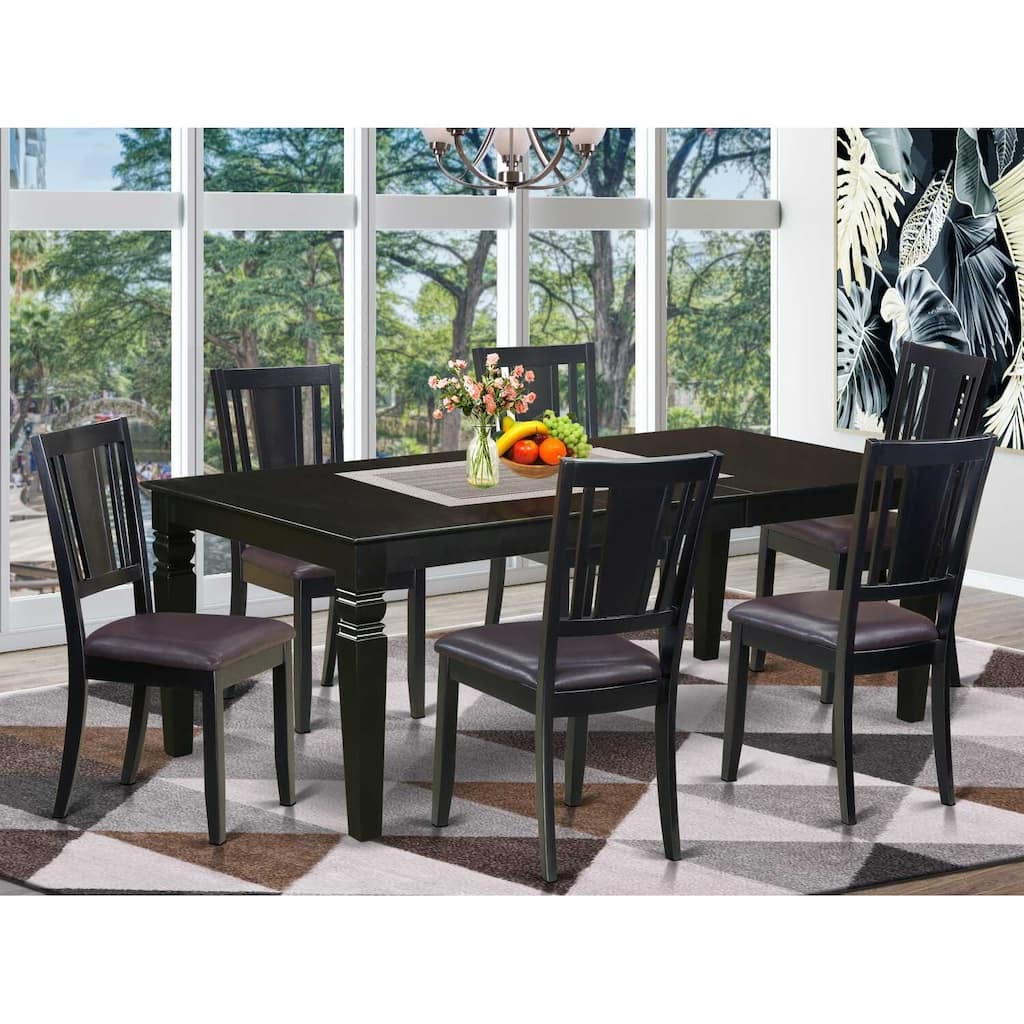 Dining Room Set - 9 Piece Table & Chair Set - Modern Kitchen Furniture