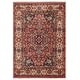 preview thumbnail 12 of 68, SAFAVIEH Kashan Velitchka Oriental Rug with Fringe 3'3" x 4'10" - Red/Ivory