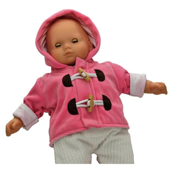 Shop Set Of Two 15 Inch Baby Clothes Doll Overall Outfits Pink