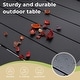 preview thumbnail 3 of 32, MAISON ARTS 7-Piece Patio Dining Set Metal Rectangle Table and 6 Textilene Chairs