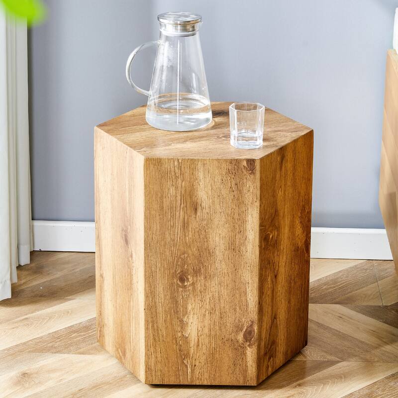 Roomfitters Modern Coffee Table with Rich Textured MDF Surface, Durable Decorative Accent for Interior Spaces