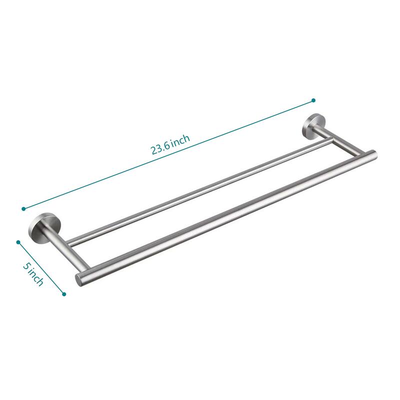 Topcraft Stainless steel Wall Mounted 23.6'' Towel Bar