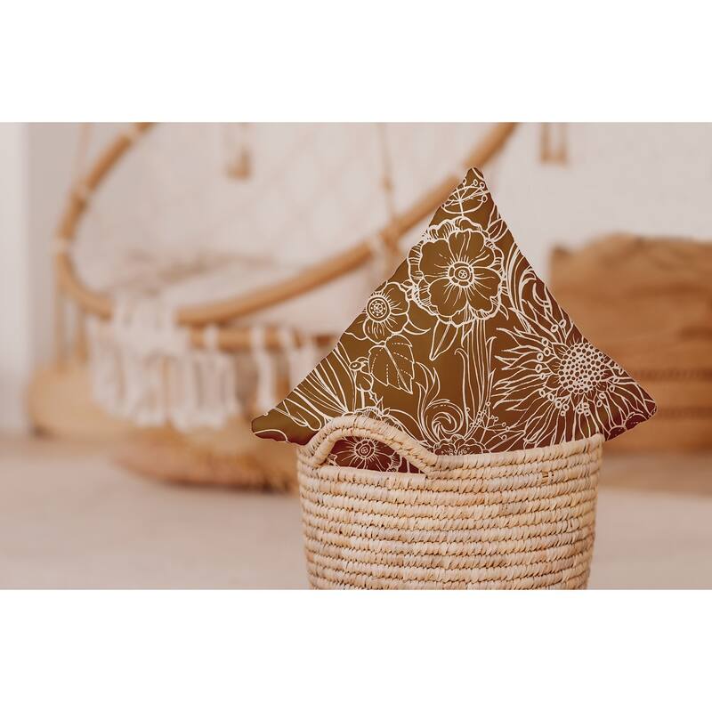 Zentangle Decorative Indoor Pillow