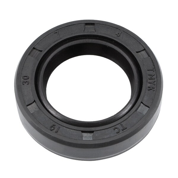 Oil Seal, TC 19mm x 30mm x 7mm, Nitrile Rubber Cover Double Lip - 19mmx30mmx7mm