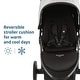 preview thumbnail 6 of 14, Gia XP Luxe 3-Wheel Travel System - Midnight Moon -Black-Grey