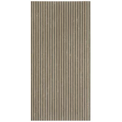 Bois 24x48 Taupe Wood Ceramic Large Format Fluted Wall Tile (15.5 sq ft/case) - 2 Pack
