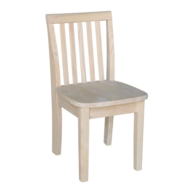 International Concepts Solid Wood Mission Juvenile Chairs - Set of 2