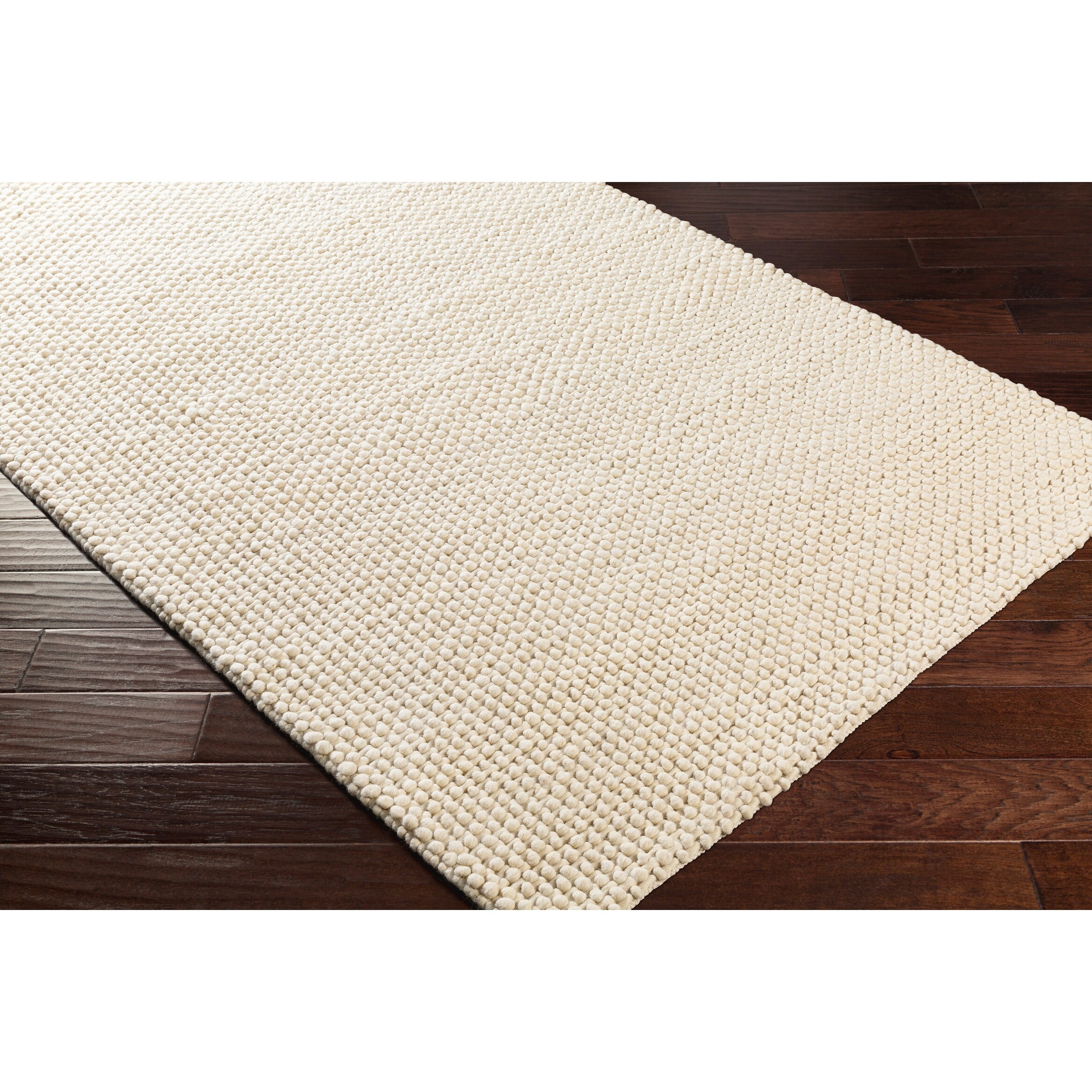 armin handmade textured wool blend area rug