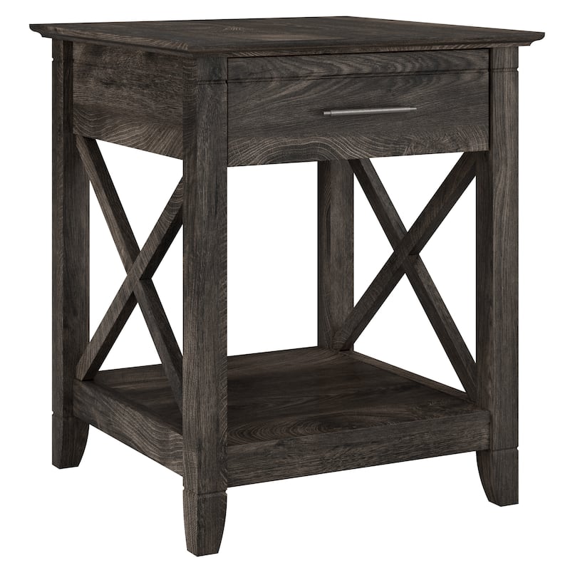 Key West End Table with Storage by Bush Furniture