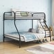 preview thumbnail 11 of 18, Twin-over-Full Metal Heavy Duty Bunk Bed, Easy Assembly with Enhanced Upper-Level Guardrail