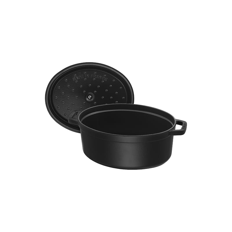 STAUB Cast Iron 1-qt Oval Cocotte