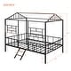 preview thumbnail 14 of 25, Full Metal House Bed Frame - Stylish & Sturdy for Kids' Rooms