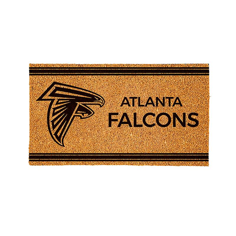 Atlanta Falcons Monochrome Indoor/Outdoor Coir Door Mat